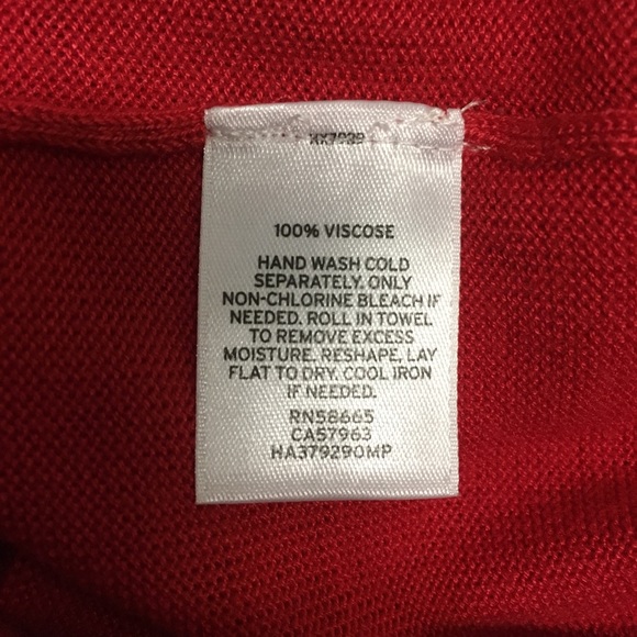 Halogen V-Back Sweater with Ruffle Sleeve - Picture 6 of 6